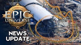 Universal Epic Universe News Mega Update—WOLFMAN COASTER TESTING HARRY POTTER NAMES amp CONSTRUCTION [upl. by Braeunig]