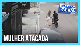 Homem é flagrado assediando jovem na rua e é preso [upl. by Eddana]