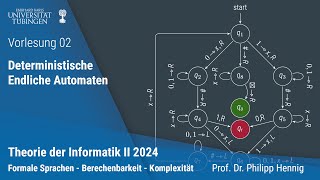 Theorie II  02  Deterministische Endliche Automaten [upl. by Zweig]