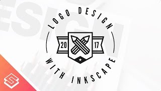 Inkscape for Beginners Logo Design Tutorial [upl. by Areic]