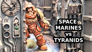 Space Marines vs Tyranids  40k Boarding Action Battle Report [upl. by Matthews]