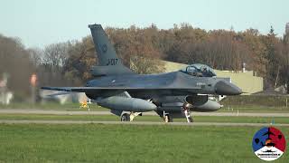 Morning mission with RNLAF F16 and F35 at Volkel Air Base [upl. by Shayla]