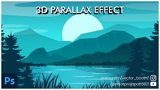 3D Parallax Effect in Adobe After Effects  After Effects Tutorial [upl. by Obellia]