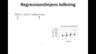 41 REGRESSIONSLINJEN BEROENDE amp OBEROENDE VARIABEL BERÄKNING amp TOLKNING [upl. by Nicolle240]