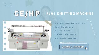 Cixing GEHP flat knitting machine [upl. by Alyos423]