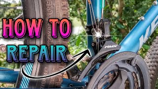 How To Repair Front Gear  Derailleur Adjustment mtb aboutMTB ​ [upl. by Giffy]