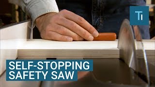 This Saw Will Automatically Stop Itself Before It Hits Your Fingers — Heres How [upl. by Henriette936]