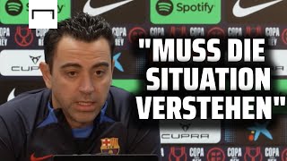 Abgänge bei Barça Xavi spricht Klartext  FC Barcelona [upl. by Nwahsid183]