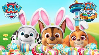 PAW Patrol Rescue World 🐶 EASTER In Adventure Bay  PAW Patrol for Egg Hunts [upl. by Amalle]