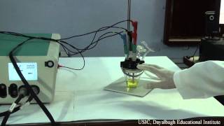 Cyclic Voltammetry of Ferricyanide solution using KCl as supporting electrolyte [upl. by Jose182]