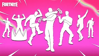 All Popular Fortnite Dances amp Emotes Eminem  Houdini Metallica  Ringer Groove Destroyer [upl. by Oulman]