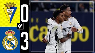 Cádiz CF 03 Real Madrid  HIGHLIGHTS  LaLiga 202324 [upl. by Aicirtal691]