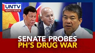 Senate begins probe on PH’s war on drugs ExPres Rodrigo Duterte in attendance [upl. by Arthur]