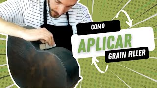 Tutorial de aplicación Grain Filler en una guitarra ¡Prepara la Madera para un Acabado Perfecto [upl. by Flavio434]