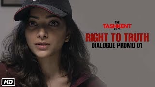 Right To Truth  Dialogue Promo 1  The Tashkent Files  12th April  Vivek Agnihotri [upl. by Aeriela]