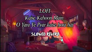 Kaise Kahu Main Lofi Wo Yaara Yeh Pyaar Kaise Hota Hain DK Lofi Mix SlowedReverb [upl. by Arrahs]