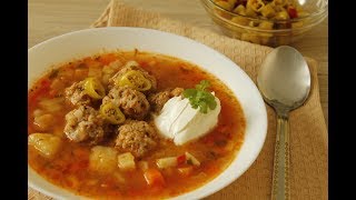 CIORBA DE PERISOARE quot MEATBALL SOUPquot [upl. by Caitlin]