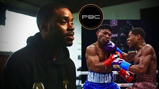 Errol Spence Jr REACTS to Devin Haney vs Gamboa “IT’S DEFINITELY AN ART IN HOLDING” Kell Brook TB [upl. by Yaron402]