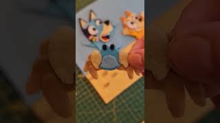 Blueys Beach Adventure Felt Postcard Make 🏖️  Bluey ytshorts [upl. by Nairot]