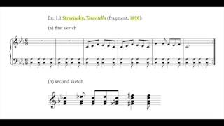 Stravinskys First Composition Tarentella 1898 [upl. by Introc]