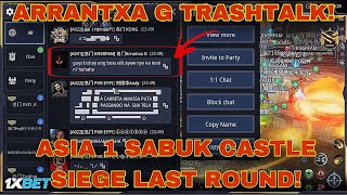 MIR4ASIA 1 SABUK CASTLE SIEGE FINAL ROUND  ARRANTXA G TRASHTALK ON  FFAM X TEAM STAR VS HOF [upl. by Weld]