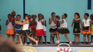 Traditional Zulu dance by the kids at the Centre [upl. by Shaine236]