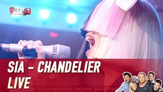 Sia  Chandelier  Live  C’Cauet sur NRJ [upl. by Elsie]