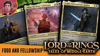 quotFood and Fellowshipquot Lord of the Rings Commander Precon Preview  Magic the Gathering Spoilers [upl. by Dlareg]