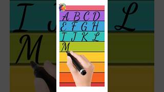 abc capital letters cursive writing capital letters of abc nurseryrhymes [upl. by Demah]