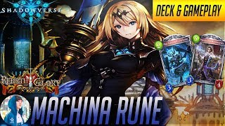 MACHIINA MIRACLES Machina Rune  Rotation  Deck  Gameplay 【Shadowverse】 [upl. by Ydnamron]