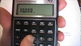 Capital Budgeting Part Two HP10BII  Calculating Internal Rate of Return [upl. by Gristede]