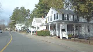 Driving from Pittsfield to Lenox Massachusetts USA [upl. by Walden]