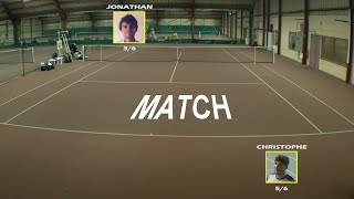 Christophe 56 vs Jonathan 36  Match corpo  22032016 [upl. by Broek]