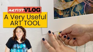 Artist Vlog 66 A Very Useful Art Tool  Mats to Help You See [upl. by Annnora]