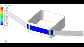 Abaqus Contact Activation and Deactivation Tutorial [upl. by Acinomaj459]