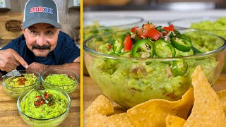 The 3 Guacamole Recipes Used in Mexican Restaurants Traditional amp Authentic [upl. by Nipsirc]