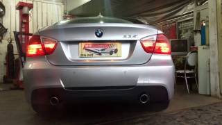 BMW 335i M Sport 30 BiTurbo 24V Escape Esportivo  New Escapamentos [upl. by Assyle]