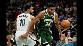 Ben Simmons vs Giannis Antetokounmpo  All 1 On 1 Plays  Oct 26  202223 NBA Season [upl. by Siloa]