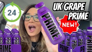 FINDING THE NEW UK GRAPE PRIME IN 24 HOURS  NEW HYDRATION FLAVOUR [upl. by Hal585]