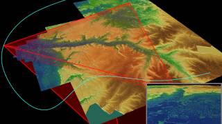 Terrain rendering Quadtree based level of detail and frustum culling [upl. by Onailil]