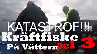 kräftfiske 2017 i Vättern utanför Motala med våran Ryds Camping andra helgen [upl. by Assenna]