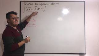 Integral por sustitución algebraica raízx  140 [upl. by Currie]