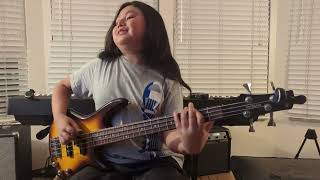 Slipknot quotDualityquot Bass cover by 11 yo [upl. by Hawger]