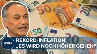 NEUER REKORD Über 10 Prozent Inflation steigt im Oktober in Deutschland weiter [upl. by Dugan]