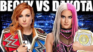 quotThrilling Fight Becky Lynch vs Dakota Kai in WWE2k24  Watch the action unfoldquot [upl. by Holleran513]