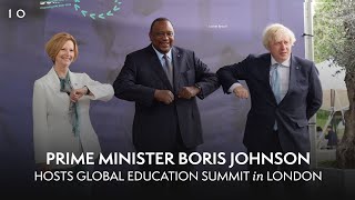 Prime Minister Boris Johnson hosts Global Education Summit 29 July 2021 [upl. by Ramahs293]