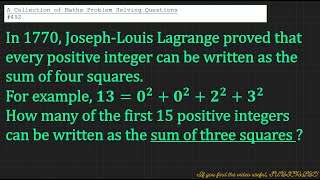 A Collection of Maths Problem Solving Questions492 Numbers  Number Theory [upl. by Ymmik]