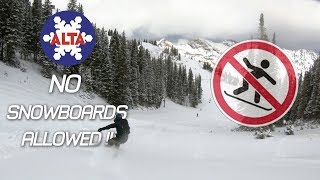 ALTA is for EVERYONE   poaching the ski only resort [upl. by Rachel]