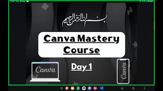 DAY 1  DESIGN LIKE A PRO  CANVA MASTERY COURSE  Intro to Graphic Designing amp Homepage Overview [upl. by Reo]