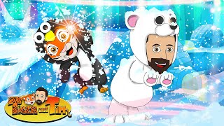 Antarctica Explorers  Tiger and Tim Go To South Pole  Educational Video for Kids [upl. by Hayley]